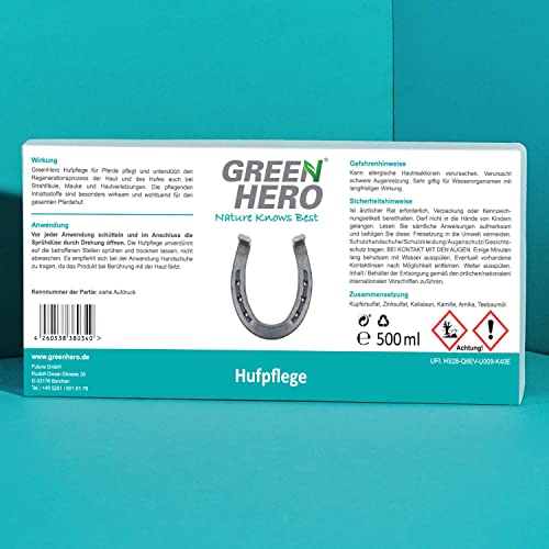 Strahlfäule-Mittel Green Hero Hufpflege für Pferde 500 ml
