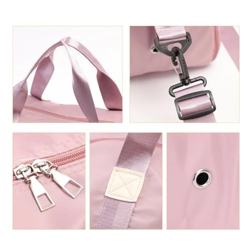 Bolsa Mala de Mão Feminina Grande Transversal Viagem Espaçosa 10 Kg Bordo Rigida Zíper Academia Nece