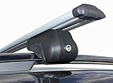 Tragfähigkeit: bis 90 kg VDP Alu Relingträger R008 kompatibel mit Audi A3 Sportback ab 04 Dachträger geschlossene Reling