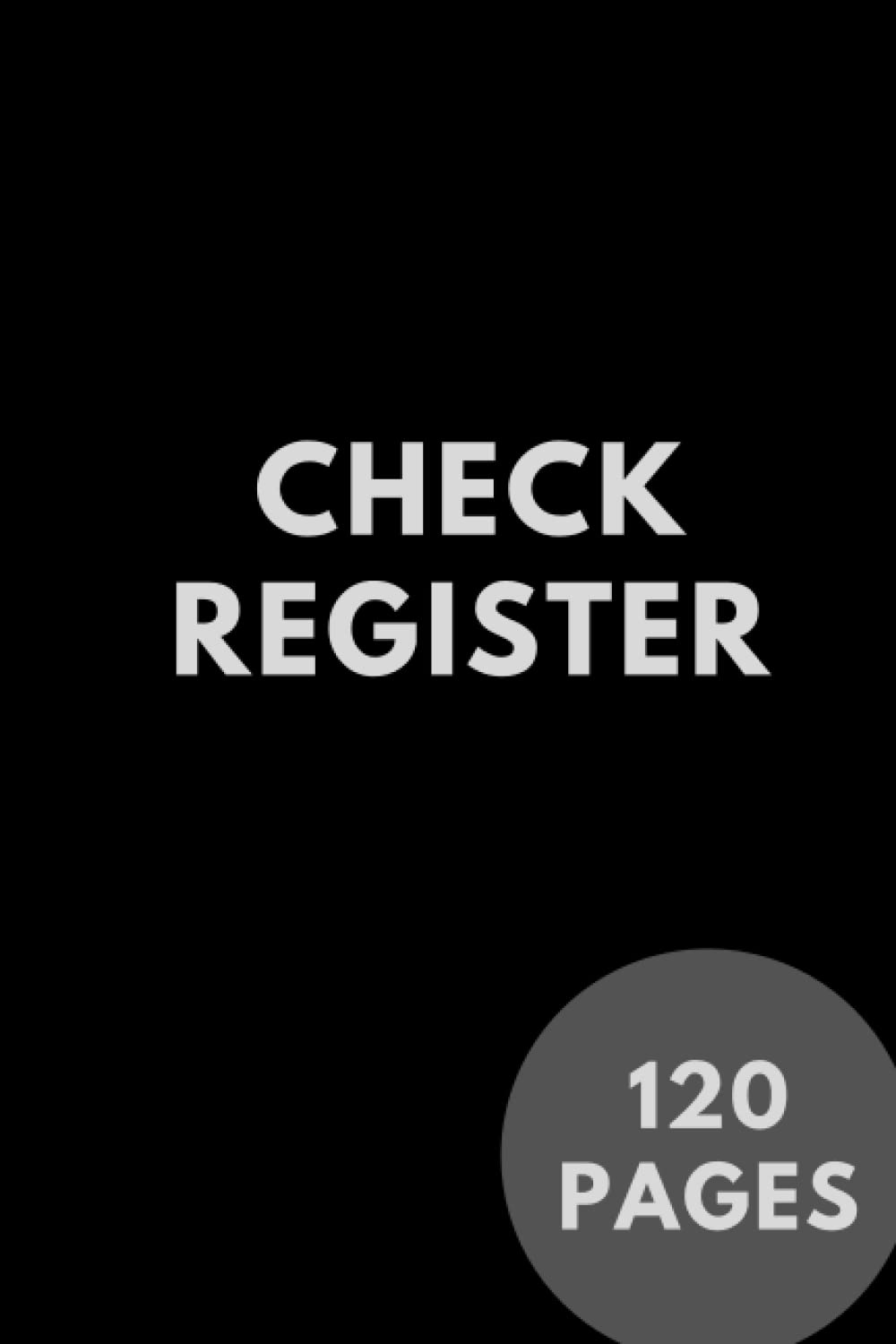 Check Register Deluxe Checkbook Log with Check & Transaction