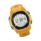 ZJchao Orologio Sportivo Digitale, Orologio Sportivo Elettronico Impermeabile Orologi Sportivi Impermeabili Luminoso Sport Cronografo Digitale Unisex per Semplice Luminoso/sveglia/data (YELLOW)