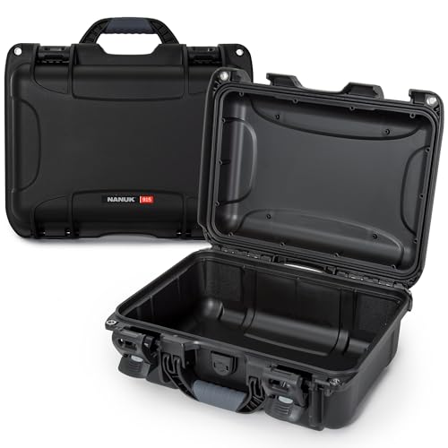 Image of NANUK 915 Empty Hard Case, IP67 Waterproof, Dustproof and Impact Resistant, 13.8 inch x 9.3 inch x 6.2 inch - Rugged Construction for Ultimate Protection, Made in Canada - Black