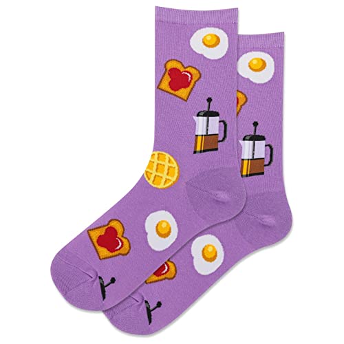 Hot Sox Womens Breakfast Crew Socks