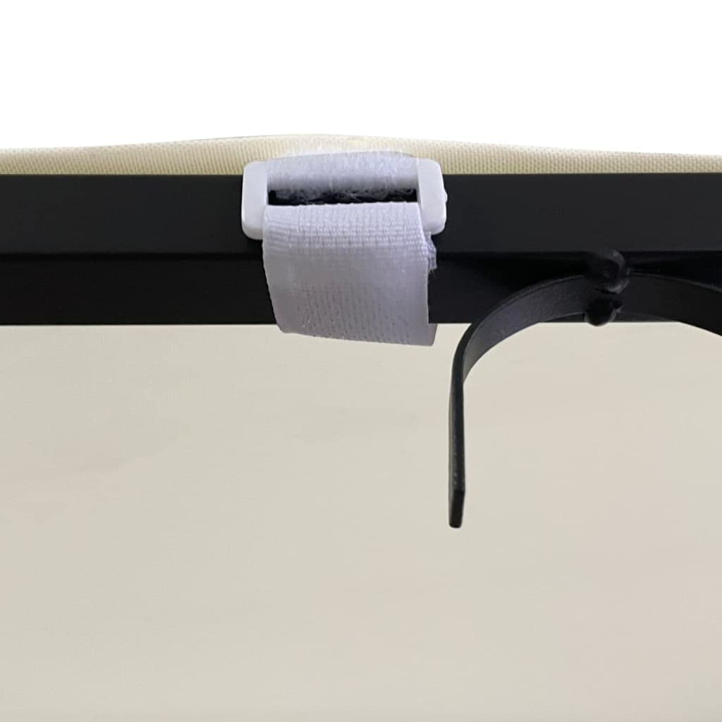 vidaXL Tettoia Crema 2x2,3 m 180 g/m² Tessuto e Acciaio