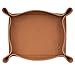 Produktbild JT Berlin Echtleder Taschenleerer für Büro und zu Hause in Cognac - [180x130mm, Aufbewahrungsbox für Kleinteile, Druckknöpfe in den Ecken, Handarbeit] - 10430
