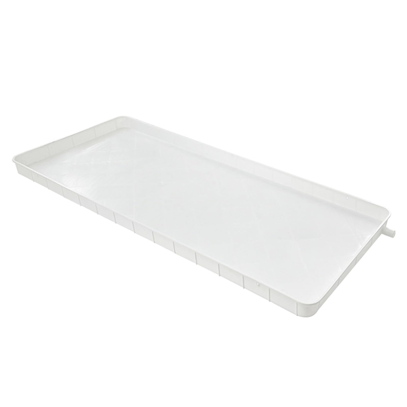 FLYIODFCXV air conditioning drip tray, White Thickened Plastic, with Drainage Hose, Easy to Install, for Window Ac and Mini Split Units(Medium)