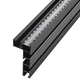 JCFANTS 75 Table Saw Fence for Woodworking Accessories, T-Track Miter Saw Fence with Laser Measure - Fits Portable Table Saws, Band Saws and Cabinet Saws (Fence Only)