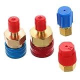 Car Recharge Kit Auto Recharge R1234yf Quick Coupler Full Copper Hose Adapter