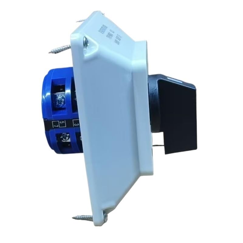 AED5-SZW26/LW26-32 32A 3 Posizioni 2 Fasi 1-0-2 Commutatore Universale Con Manopola Rotativa Con Scatola Impermeabile