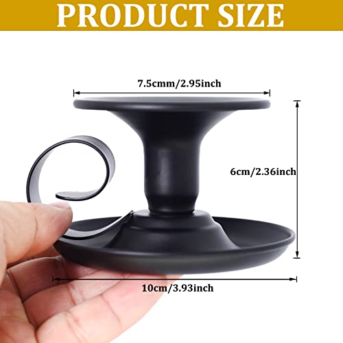 Szhtswu Taper Candle Stick Holder, Set Of 2 Retro Iron Candlestick Holders Candlelight Dinner Stand For Wedding Dinning Party Table Home Decoration (Black) #TOP1
