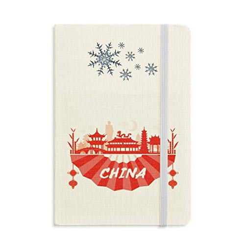Carnet de notes épais flocon de neige à offrir pour les fêtes