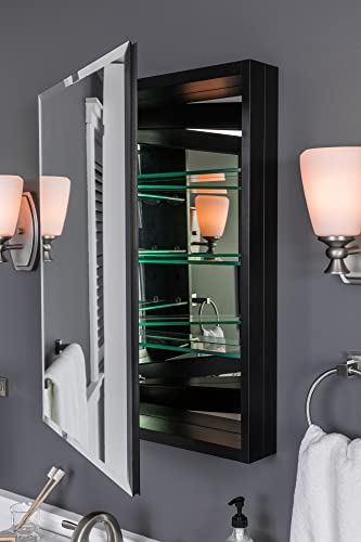 Miseno Mbc3023-Bn Mbc3023 Carlentini 30" H X 23" W Recessed Or Surface Mount Medicine Cabinet With Beveled Mirror #TOP3
