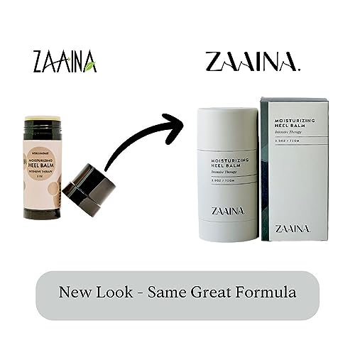 Zaaina Heel Balm Stick 100% Natural, Miracle Foot Cream For Fast Relief, Intensive Moisturizing Foot Care Therapy Heel Balm For Dry, Cracked Heels, Feet, Elbow, Knees, Pedicures, Natural Feet Care #TOP1
