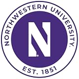 Northwestern University Wildcats Round Vinyl Decal Sticker Officially Licensed Collegiate Product 2-Inch