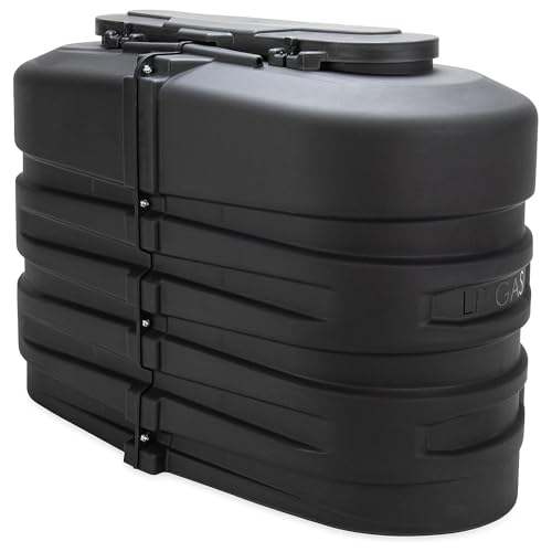 Camco RV Dual Propane Tank Cover - Measures 29.5″W x 15.5″D x 20.5″H - Features Hinged Top Panel for Easy Access - Fits (2) 20lb Steel Tanks - Protects Tanks during Travel & Camping - Black (50504) by Camco - Used condition - Image 6