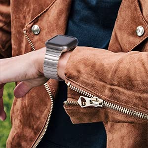 Kades [Recommended By Nyt Wirecutter] Stainless Steel Band Compatible For Apple Watch Ultra Band 49Mm 45Mm 44Mm 42Mm, Iwatch Metal Link Bracelet For Apple Watch Ultra Series 8 7 6 5 4 3 2 1, Silver #TOP5