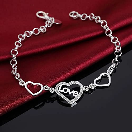 Bracelet cristal en cœur pour femme le bijou chic raffiné et intemporel