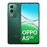 OPPO A5 5G Smartphone, MediaTek Dimensity 6300, Batterie de 6000mAh, Charge Rapide SUPERVOOC 45W, Caméra Ultra-Claire de 50MP, Écran 6,67 Pouces à 120Hz, IP65, NFC, Dual SIM, 4+128Go, Vert