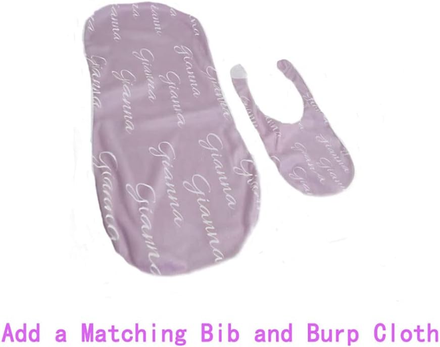 Personalized Baby Blankets for Girls with Name - Baby Boy Blankets Newborn Soft - Personalized Baby Blanket - Baby Name Blanket - Baby Customized Blankets (35-45in)