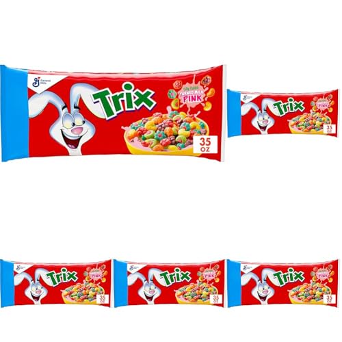 Image of Trix, Cereal, Fruit Flavored Corn Puffs, 35 oz (Pack of 5)