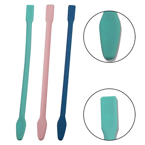 SAVITA 6 stuks 16cm Siliconen Roerstaafjes, Gezichtsmasker Roerstaafjes Staafjes voor het Mengen van Hars, Epoxy, DIY Ambachten Maken (6 Kleuren) - Image 4