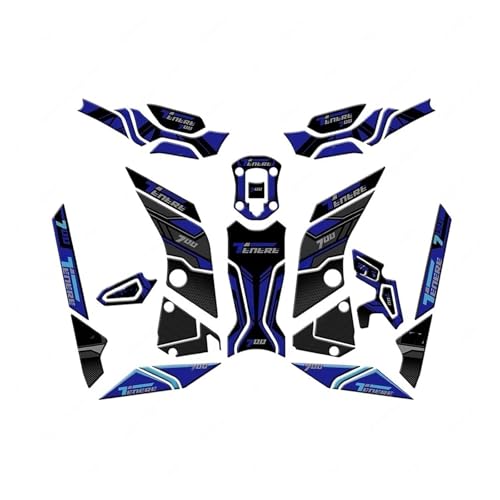 Protection réservoir moto pour Tenere 700 et kit d'autocollant universel