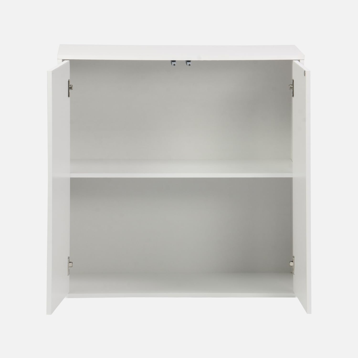 sweeek Modulo di stoccaggio con 2 Porte, 70cm, Kompo, Bianco, 70x35x70 cm