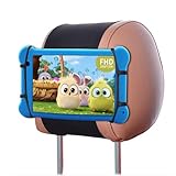 Tablet Holder for Car,Universal Tablet Holder iPad Holder for Car Back Seat Headrest Mount Holder for Kids with Anti-Slip Strap Silicone Holding Net Tablet Holder Fit for All 7-12.9'' Tablets (1 Pcs)