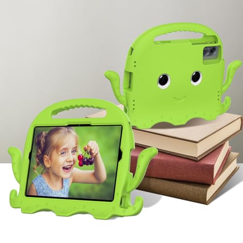 Coque Xiaomi Redmi Pad 2 11" antichoc verte avec support tablette 11 pouces 2025