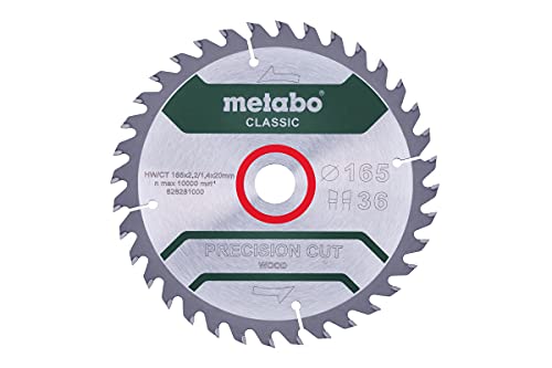 Kreissägeblatt precision cut wood classic D165x2 21 4xBohrung20mm Z.36 wz - vue 2