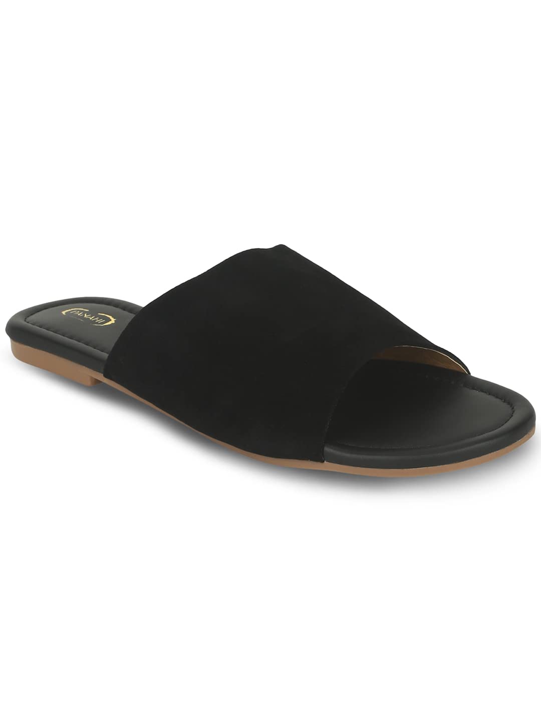 Panahi Open Toe Black Casual Flats for Women (B0BL34ZGKR) Amazon Price History, Amazon Price Tracker