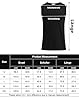 PINSPARK Men's Tank Top 1 or 3 Pack Sleeveless Shirt Gym Fitness Muscle Shirt Sport Tank Top Quick-Drying Undershirt Breathable Functional Shirt Training Vest, Black, dark grey, navy blue, XXL #5