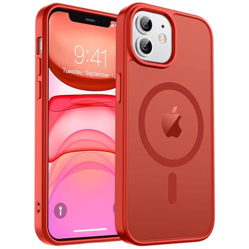 zapica Magnetic for iPhone 11 Phone Case, Red