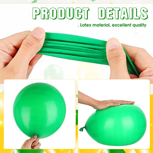 Image of Sratte 120 Pcs Juneteenth Day Balloons, Jamaican Black Yellow Green Party