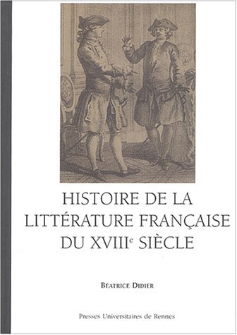 Histoire de la litterature francaise du xviii siecle