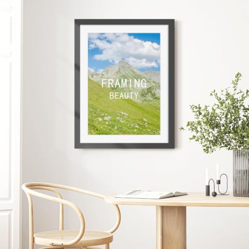 Image of Picrit 24x32 Black Poster Frame, Picture Frame for Wall, 3 Pack