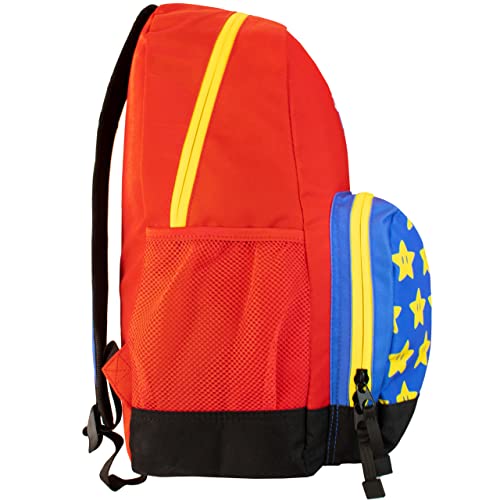 Super Mario Bros Kids Backpack Red #TOP2