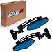 Sixty61 Black Mirrors for Suzuki Hayabusa 1999-2015 2016 2017 2018 2019 Convex Fully Adjustable