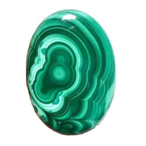 Malachite naturelle cabochon 37x26mm pierre de lithothérapie pour création de bijoux DIY