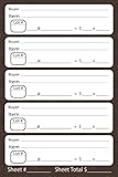  Auction Clerking Sheets Tickets: 300 Tickets Total