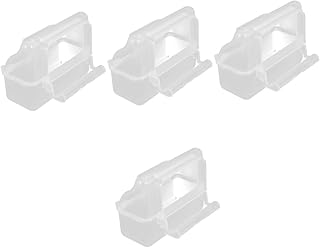 balacoo 4pcs Splash- Sprinkler Bird Hanging Food Dispenser Pigeon Waterer Budgies Feeder Parrot Cage Dispenser Bird Dispenser Bird Cage Feeders Tiger Skin Plastic Chicken Feed