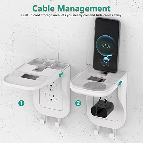 image for WALI Wall Bathroom Shelf, Standard Vertical Duplex GFCI Decorative Out