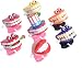 Annhua Waliking Teeth Toys, Chattering Smile Teeth Small Wind Up Feet Knickknack (7PCS/Pack)