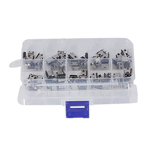 Conector USB Tipo C Hembra 100 Piezas con Estuche miniatura 4