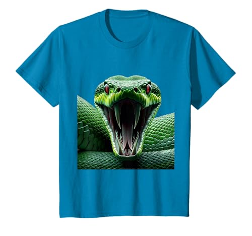 Anaconda Chemise gothique serpent venimeux reptile vert T-Shirt