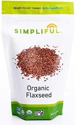 Simpliful™ Organic Whole Brown Flaxseed, 14-oz – Ready-to-eat thanks to IntegriPure®