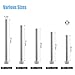 DYWISHKEY 100 Pieces M4 x 40mm/45mm/50mm/55mm/65mm Stainless Steel 304 Hex Socket Head Cap Bolts and Nuts Kit