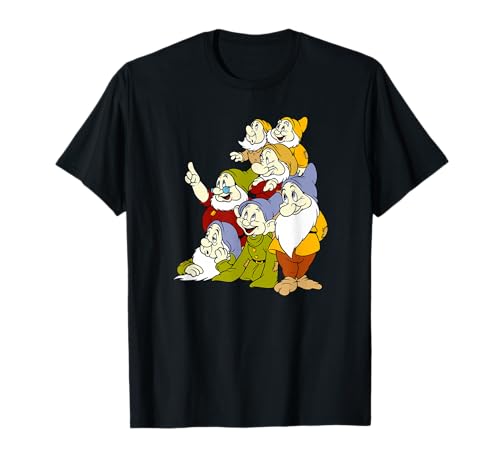 T-shirt Disney Blanche-Neige Sept Nains, le cadeau vintage idéal pour les fans de l'animation