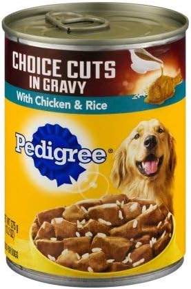 Pedigree Choice Cuts in Gravy Chicken & Rice Wet Dog Food (Pack of 4)