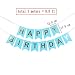 JZK Terciopelo Azul Juguete de Gorro de cumpleaños Diseno Velas Pastel para...